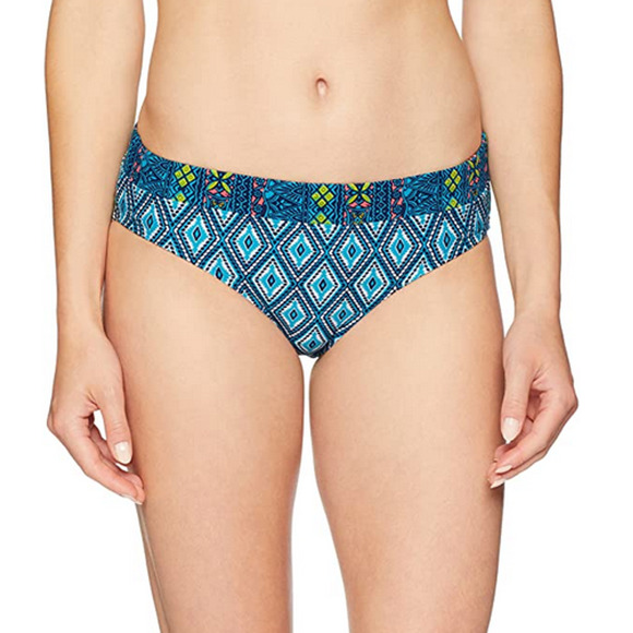 Coastal Blue Women Swimwear Bikini Bottom Multi Size M - Picture 1 of 2